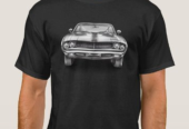 Camiseta unissex Muscle Car preta