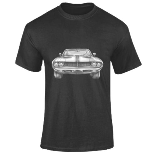 Camiseta unissex Muscle Car preta